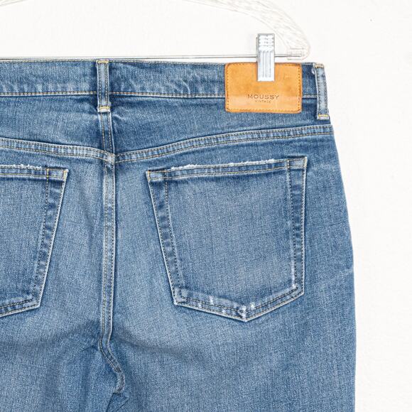 Moussy Vintage Japan size 31 taperedSkinny Denim Jeans size 33x30 - Picture 7 of 10